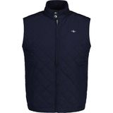 GANT Heren Quilted Windcheater Vest vest, Evening Blue, Standaard, evening blue, XS
