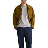 Lyle & Scott O-hals sweater fly patch logo blauw