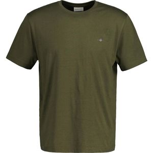 Gant T-Shirt Herren T-Shirt 1er Pack Baumwolle Reg Shield (Packung, 1er Pack)