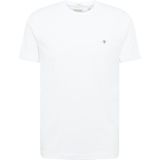 GANT Heren Slim Shield SS T-shirt, wit, standaard, wit, XXS