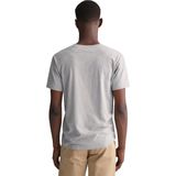 Gant - Shield - T-shirt - Katoen - Korte Mouwen - V-hals