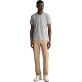 Gant - Shield - T-shirt - Katoen - Korte Mouwen - V-hals