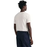 GANT - T-shirt - Katoen - Korte Mouwen - Ronde Hals - GANT Schildgrafiek