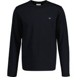 GANT - 2004049 - T-shirt - Zwart - Katoen - Lange Mouwen