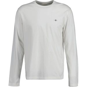 GANT - 2004049 - T-shirt - Zwart - Katoen - Lange Mouwen