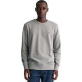 Gant, Heren, Sweatshirts & Hoodies, Blauw, Maat: 2XL