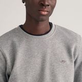 Gant, Heren, Sweatshirts & Hoodies, Blauw, Maat: 2XL