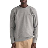 Gant, Heren, Sweatshirts & Hoodies, Blauw, Maat: 2XL