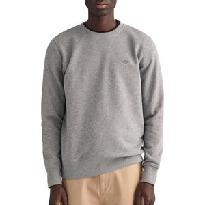 Gant, Heren, Sweatshirts & Hoodies, Blauw, Maat: 2XL