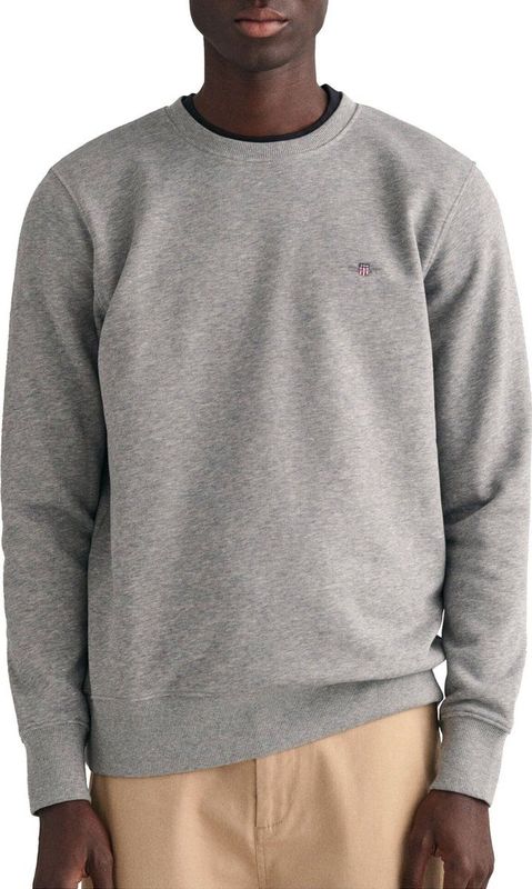 Gant, Heren, Sweatshirts & Hoodies, Blauw, Maat: 2XL