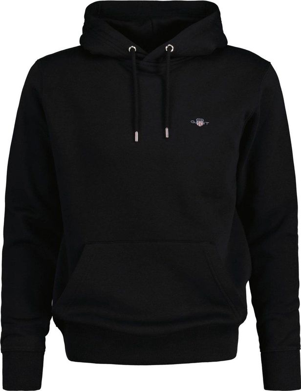 GANT - Sweatshirt - Zwart - Capuchon - Lange Mouw
