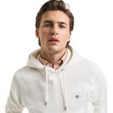 GANT REG Shield Hoodie voor heren, eggshell, standaard, Eggshell., XXS