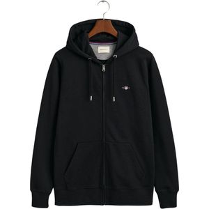 GANT - Men Sweat Vest - Zwart - Katoen/Polyester