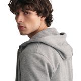 Gant Kapuzensweatjacke "REG SHIELD FULL ZIP HOODIE", mit Logostickerei auf der Brust