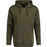 Gant - Shield Zip Hoodie - Sweatshirt - Blauw - Katoenmix