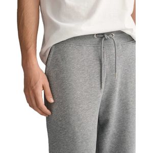 Gant - Shield Sweatpants - Sportbroek - Grijs - Katoenmix