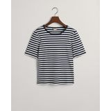 Gant t-Shirt Slim Striped 1x1 Ribbed t-Shirt Set Van 1