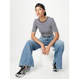 Gant t-Shirt Slim Striped 1x1 Ribbed t-Shirt Set Van 1