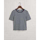 Gant t-Shirt Slim Striped 1x1 Ribbed t-Shirt Set Van 1