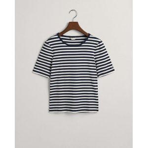 Gant t-Shirt Slim Striped 1x1 Ribbed t-Shirt Set Van 1