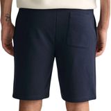GANT Reg Shield sweatshorts casual shorts voor heren, Nachtblauw.