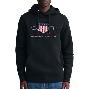 Gant - Pullovers - Kangoeroezak - Grafisch Borduurwerk - Normale Pasvorm