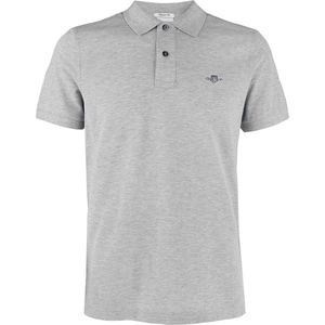 Gant Poloshirt »REG SHIELD SS PIQUE POLO«, mit Logo und Flachstrickkragen 100% Baumwolle Pique