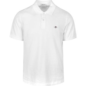 Gant Poloshirt "REG SHIELD SS PIQUE POLO", mit Logo und Flachstrickkragen 100% Baumwolle Pique