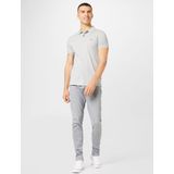 Poloshirt - Mélange - Katoen - Knoopsluiting - Kwartmouw - Slanke Pasvorm