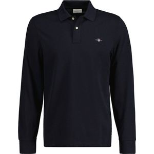 GANT Rugger - Longsleeve - Blauw - Katoen - Casual