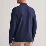 GANT Rugger - Longsleeve - Blauw - Katoen - Casual