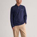 GANT - Rugger - Longsleeve - Blauw - Katoen