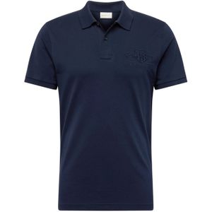 Gant - 2062025 Piqué Polo - Casual - Marineblauw - Katoen - Korte Mouwen