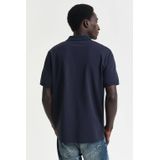 GANT - Contrast Pique Polo - Evening Blue - 96% Katoen, 4% Elastaan