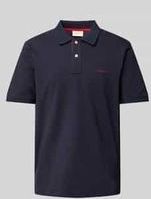 GANT - Contrast Pique Polo - Evening Blue - 96% Katoen, 4% Elastaan