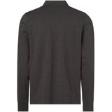 GANT Heren REG Contrast Pique LS Rugger Poloshirt, zwart, standaard, zwart, XXS