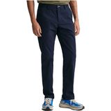GANT - Slim Fit Chino Broek - Beige - Tech Prep™ Stof