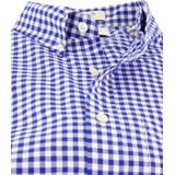 GANT - REG POPLIN Gingham Shirt - Overhemd - Zwart - Standaard