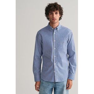 GANT Overhemd blauw, Gestreept