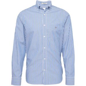 Gant - Casual Hemd - Blauw - Katoen - Lange Mouwen
