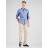 GANT - Oxfordoverhemd - Wit - Katoen - Slim Fit - Geborduurd Logo