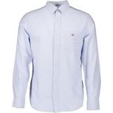 Gant - 3000230 - Oxford Overhemd - Blauw - Regular Fit - Katoen - Lange Mouwen