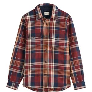 Gant - Bordeaux Overshirt - Rood - Hoogwaardige Stof