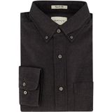 Gant - Casual Overhemd - Grijs - Katoen - Normale Fit