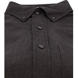 Gant - Casual Overhemd - Grijs - Katoen - Normale Fit