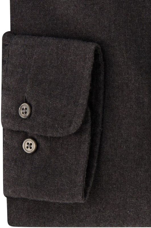 Gant - Casual Overhemd - Grijs - Katoen - Normale Fit