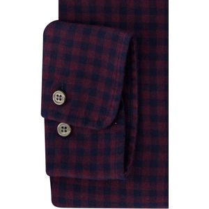 Gant - Casual Overhemd - Bordeaux - Katoen - Slim Fit