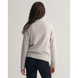 Gant - Superfine Lambswool - Gebreide Trui - Regular Fit - Stand Kraag