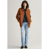 GANT - Basist-shirt - Katoen - Korte Mouwen - Ronde Hals - Geborduurd Schildgrafiek