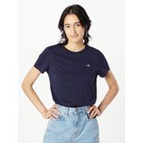 T-shirt - Effen - Jersey - Normale Pasvorm - Kwartmouw